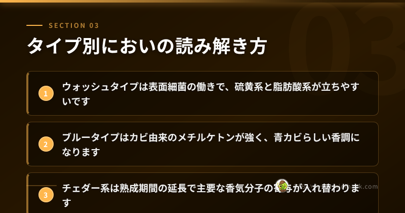 タイプ別においの読み解き方のまとめ