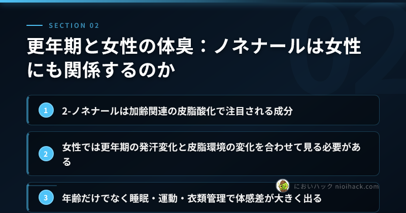 更年期体臭のまとめ