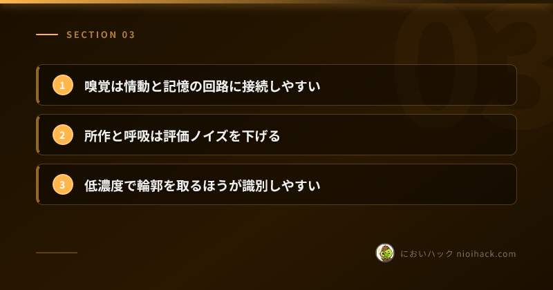 嗅覚の脳科学のまとめ